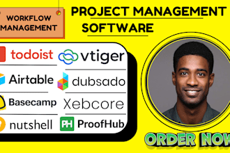 todoist basecamp vtiger nutshell proofhub xebcore job nimbus  airtable softr io