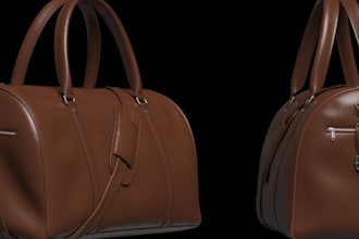 cgi bag animation 3d bag modeling 3d handbag 3d backpack purse suitcase vfx