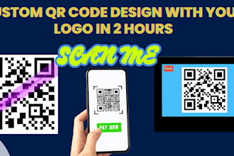 unique qr code, code generator qr code design with logo in 2 hours business card