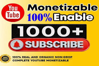do organic watch hours subscribes for youtube monetization
