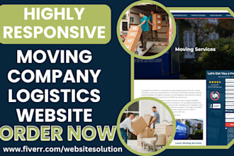 moving company website mover logistic relocation packer freight trucking website