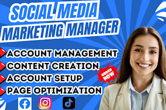 be your social media marketing manager and content creator