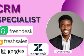 setup zendesk gorgias manychat freshdesk CRM intercom ai chatbot