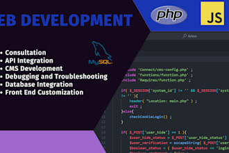 develop or debug frontend vue app and backend systems with go,javascript,PHP