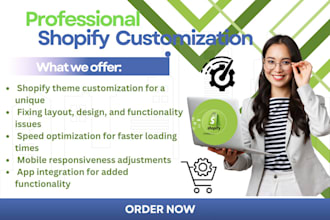 customize, fix, revamp and optimize your shopify woocommerce amazon store