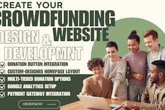 design charity, donation, crowdfunding, nonprofit, ngo and crowdfunding website