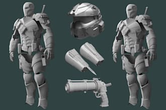 do 3d cosplay model 3d armor wearable cosplay creation 3d helmet for 3d printing