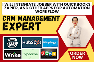integrate jobber with quickbooks, zapier, and other apps for automation workflow