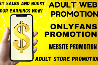 do adult web promotion, adult store, onlyfans promotion