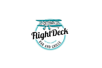 design flight deck restaurant bar logo