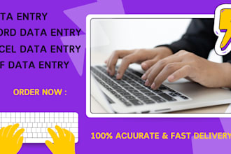 do data entry in low price and data entry web research