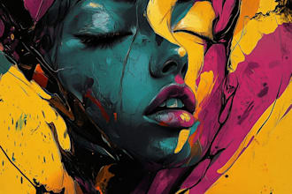 do illustration art, graffiti, abstract pop art