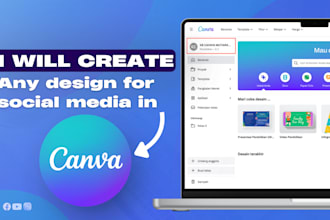 design flyer for social media using canva