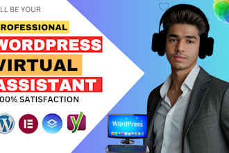 be your wordpress fast VA and professional website virtual assistant
