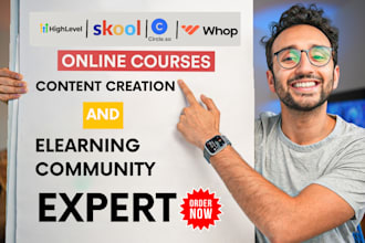 setup skool online community circle so mighty networks ghl whop course community