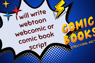 write webtoon webcomic or comic book script