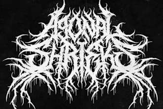 make metal logo with unique concept