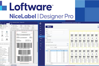 professional barcode and label designer expert in nicelabel designer