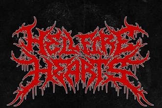 create unique black metal logo for your band