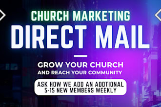 create and manage direct mail campaigns for your church