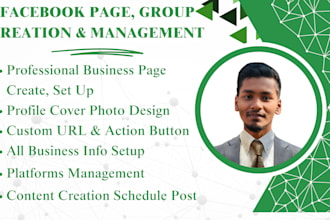 facebook page and group creation, optimization and management