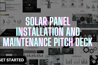 create US, UK, ca solar panel installation and maintenance pitch deck