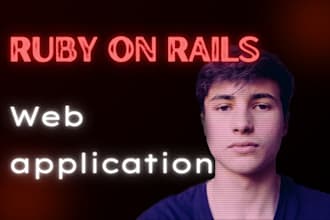 build a custom ruby on rails website application