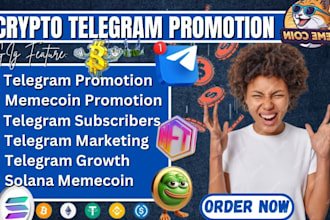 boost telegram promotion,crypto promotion solana memecoin to 100x token sales