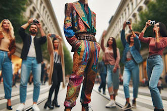 draw a fashion illustration or sketch of a figure in clothes