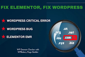 elementor fix elementor error fix worpress critical error fix worpress bug fix