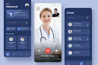 build hippa telemedicine app, pharmacy app, healthcare app, doctor app