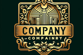 make a high quality gold logo for you with new concept