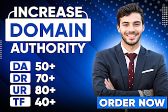increase moz da domain authority ahrefs domain rating DR majestic tf backlinks