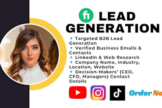 find email address, b2b lead, contact list, lead generation