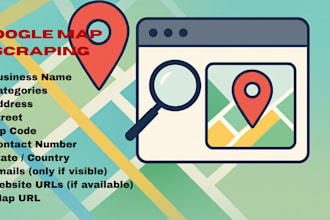 provide b2b leads and google maps scraping