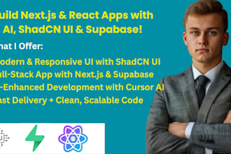 modern bolt new react nextjs app with lovable v0 cursor ai shadcn ui and supabas