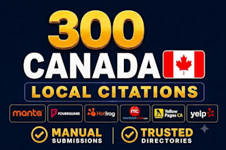 do canada local citations and business listing for local SEO