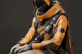 do a sci fi character design or sci fi character art