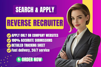 be your reverse recruiter to search and apply for jobs