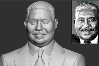 design and sculpt professional 3d print ready models and figurines