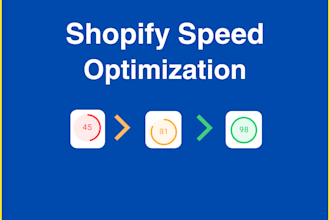 do shopify speed optimization, 90 plus speed score, mobile speed optimization