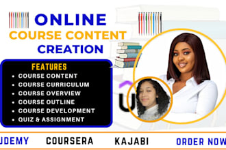 create online course content training manual content creation and ebook writing