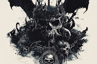 draw warhammer concept art and illustration, no ai