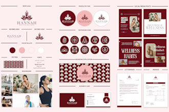 do full branding kit, brand identity and luxury logo design