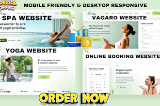 design spa, vagaro, online tarot reading, psychic, astrology yoga website design