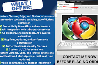 develop any kind of chrome extension downloads browser and microsoft extension