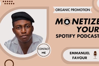 do organic podcast promotion to increase streamers, followers, rating, downloads