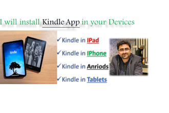install kindle app in your devices