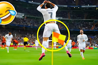 create a stunning monetizable football or soccer youtube video