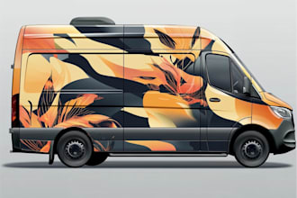 make a custom vehicle wrap, cars, pickups, trailers, etc